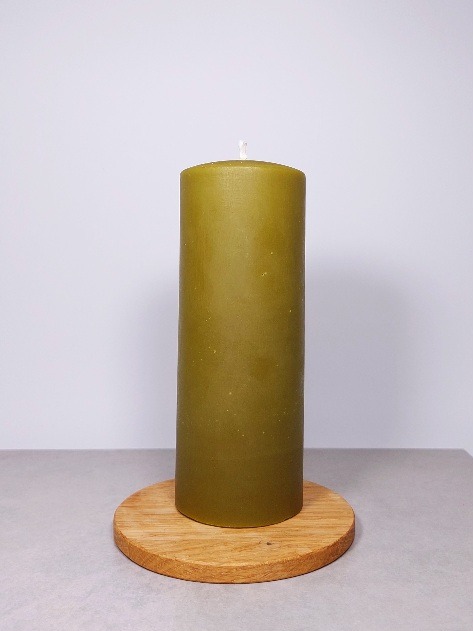 alyvuogiu zalios spalvos cilindrine biciu vasko zvake