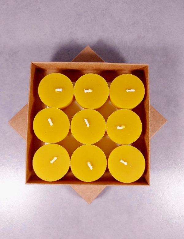geltonos spalvos arbatines biciu vasko zvakes