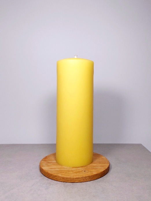geltonos spalvos cilindrine biciu vasko zvake