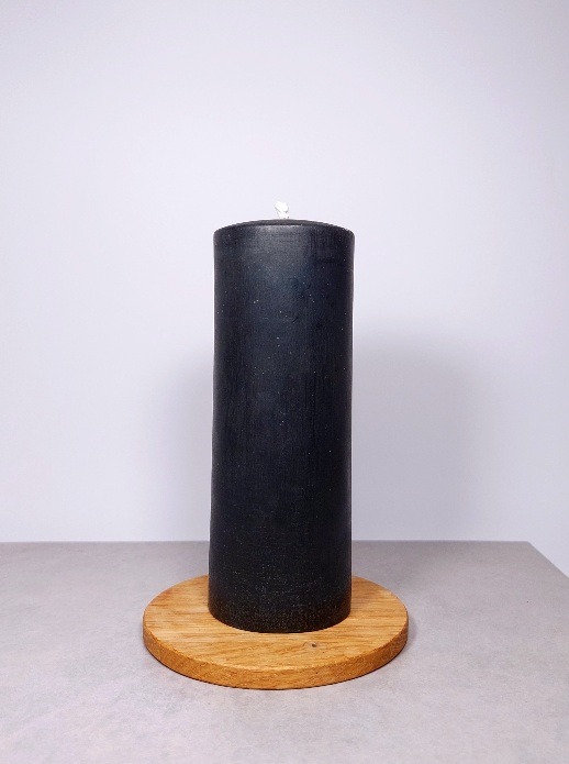 juodos spalvos cilindrine biciu vasko zvake